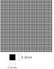 KA Models KA-00002 SQUARE PATTERN MESH B 0.3mm X 0.3mm